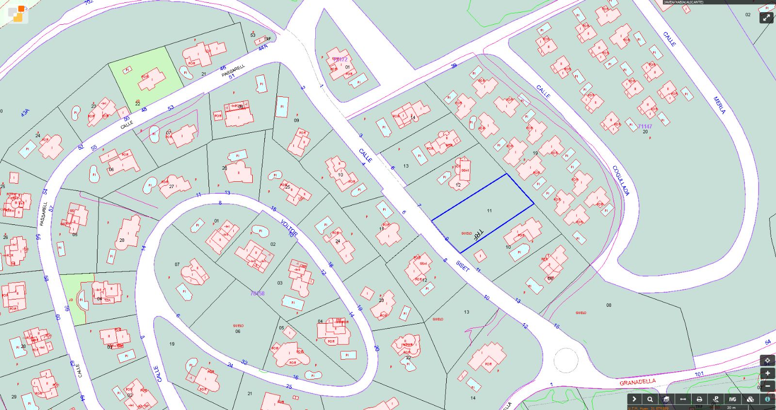 Urbanized plot in Javea